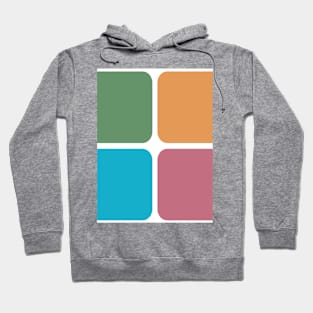 Large Tiles in Four Colors Hoodie